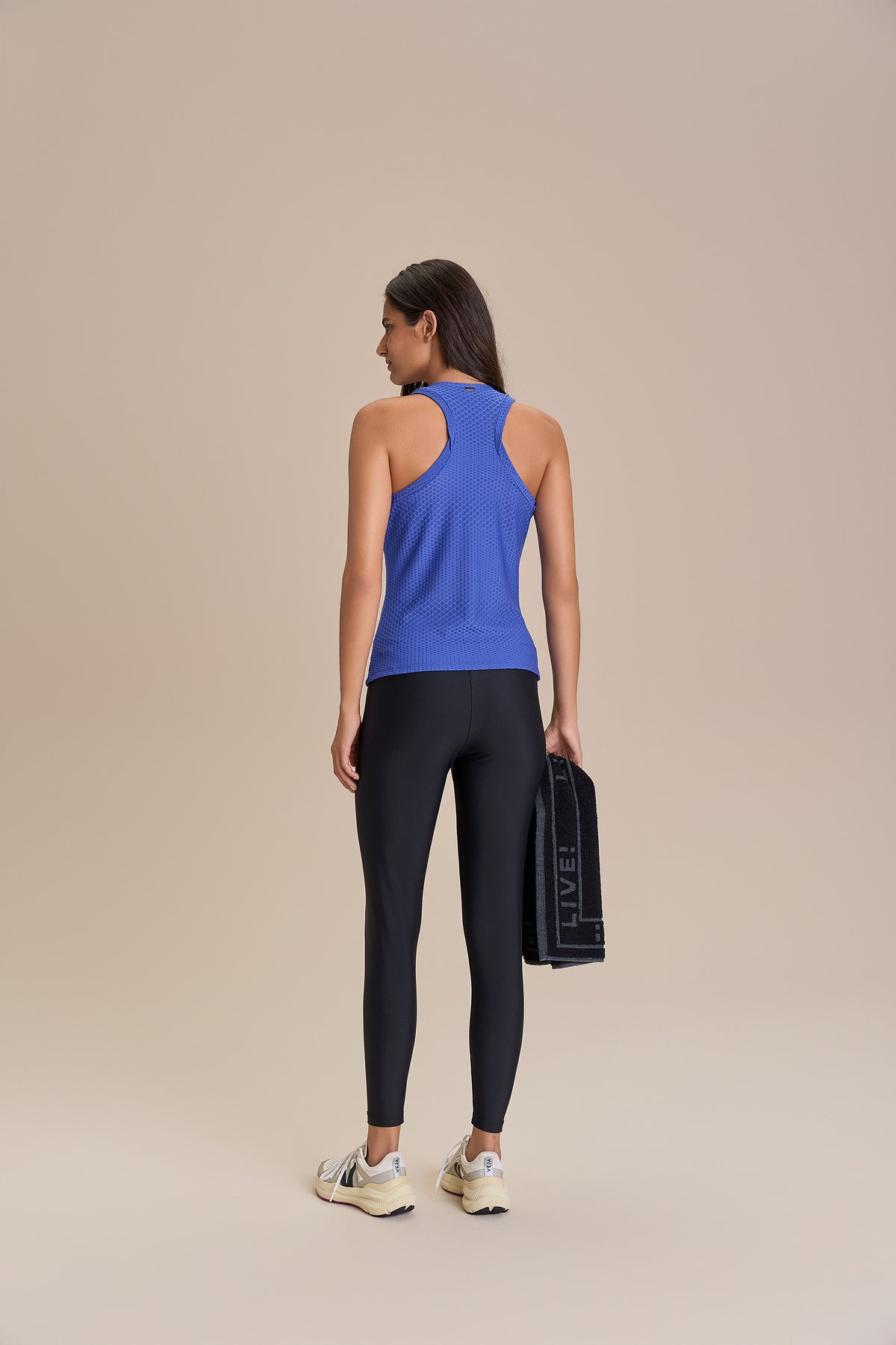 Texture Run Racerback Tank Top