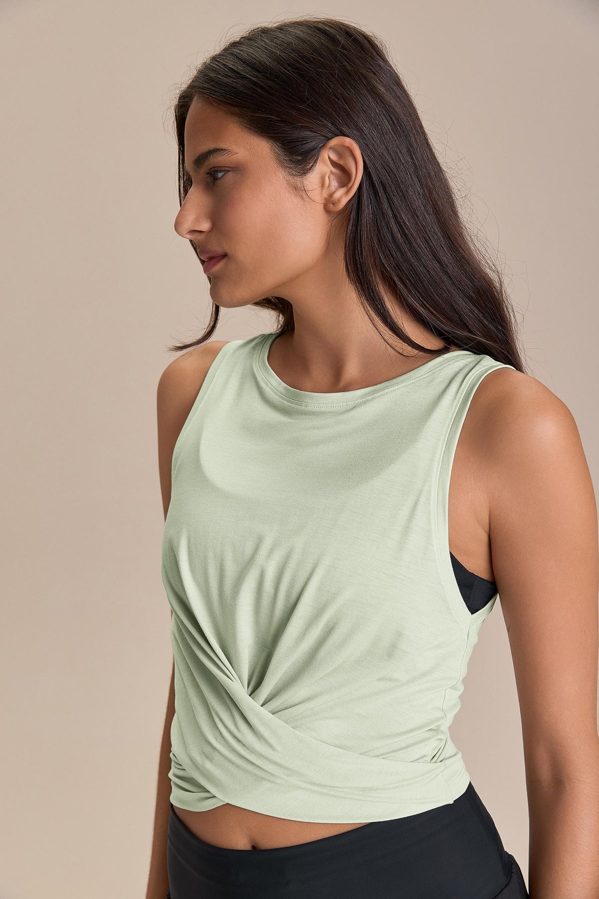 Twist Front Modal Fresh Tank Top
