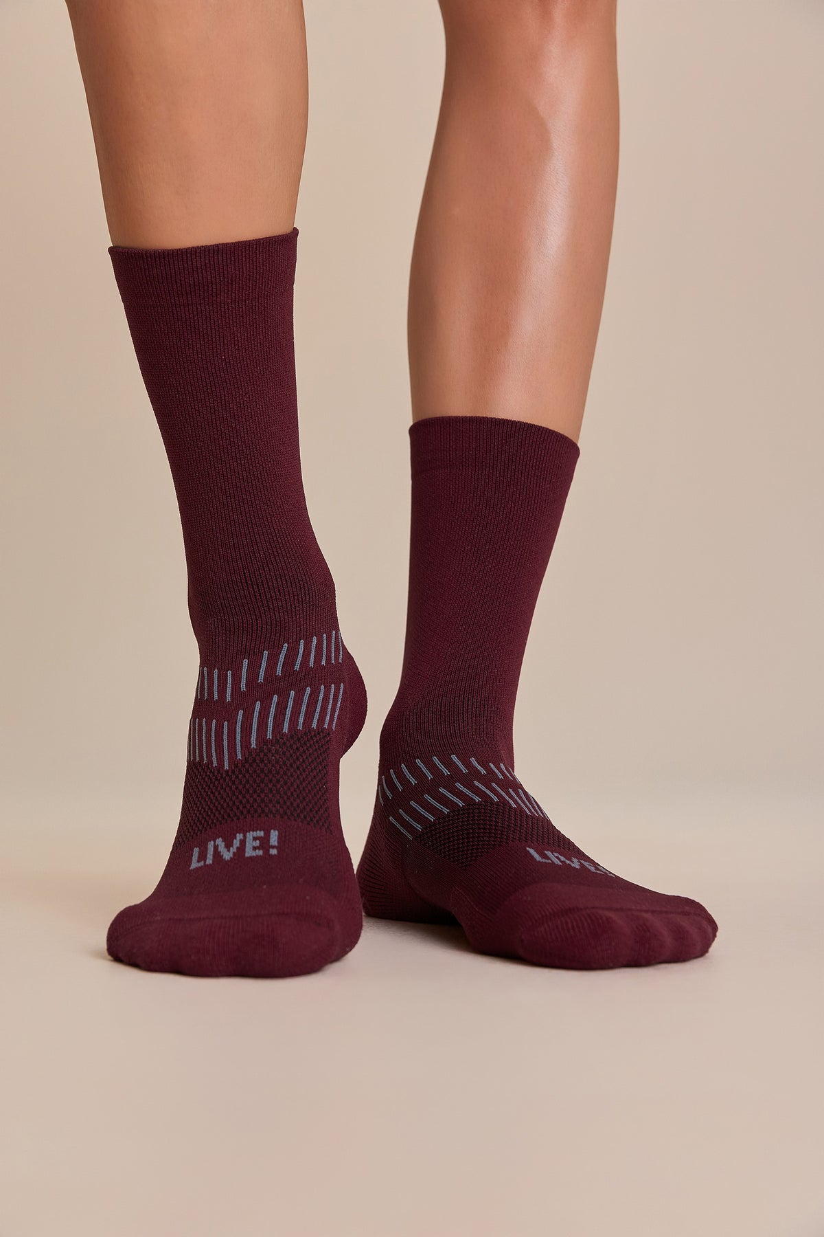 Unissex Reflex Run Long Socks