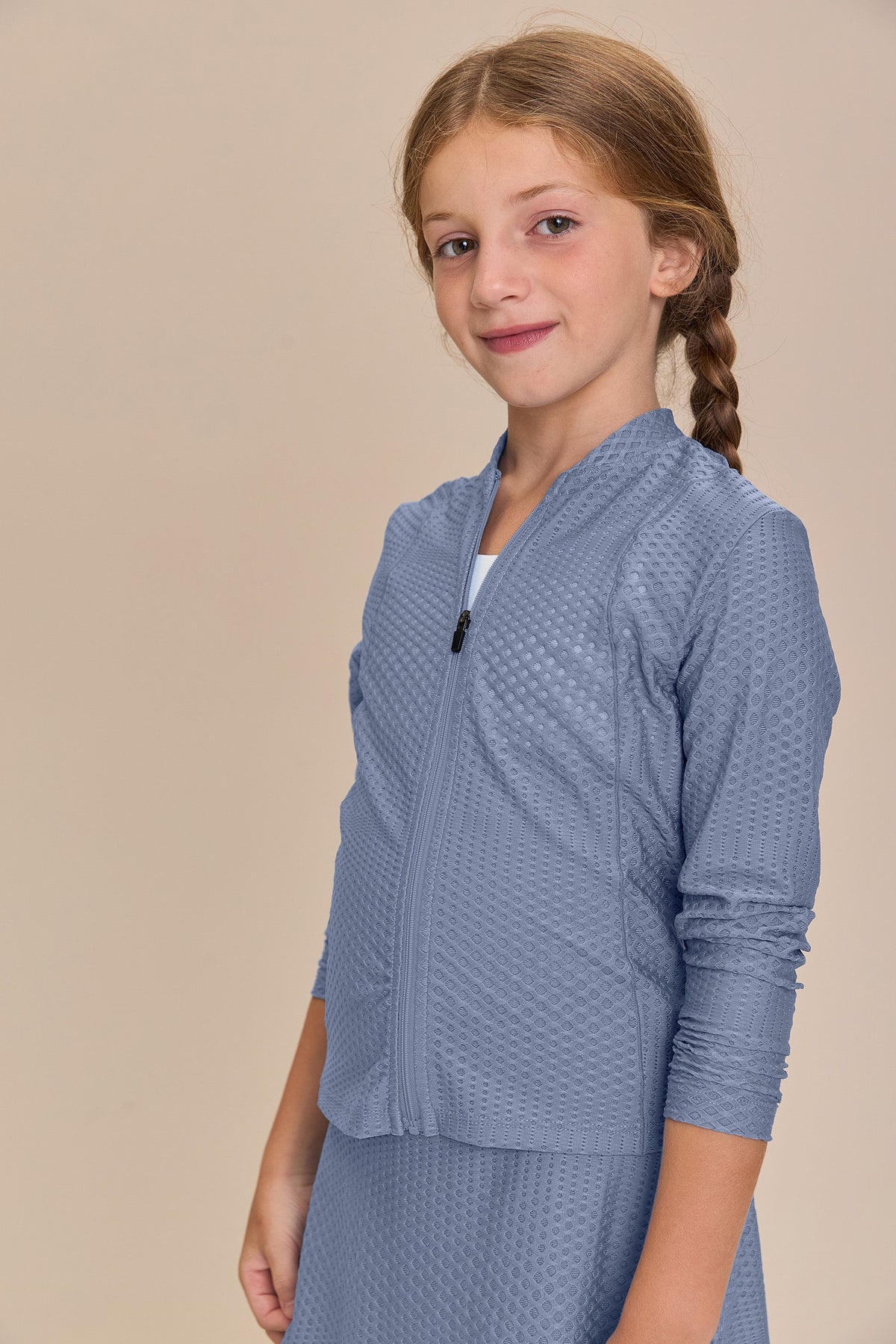 Effect Texture Run Kids Jacket