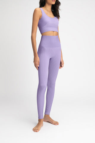 Rib Seamless Sports Bra