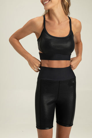 Rib Shine Shorts