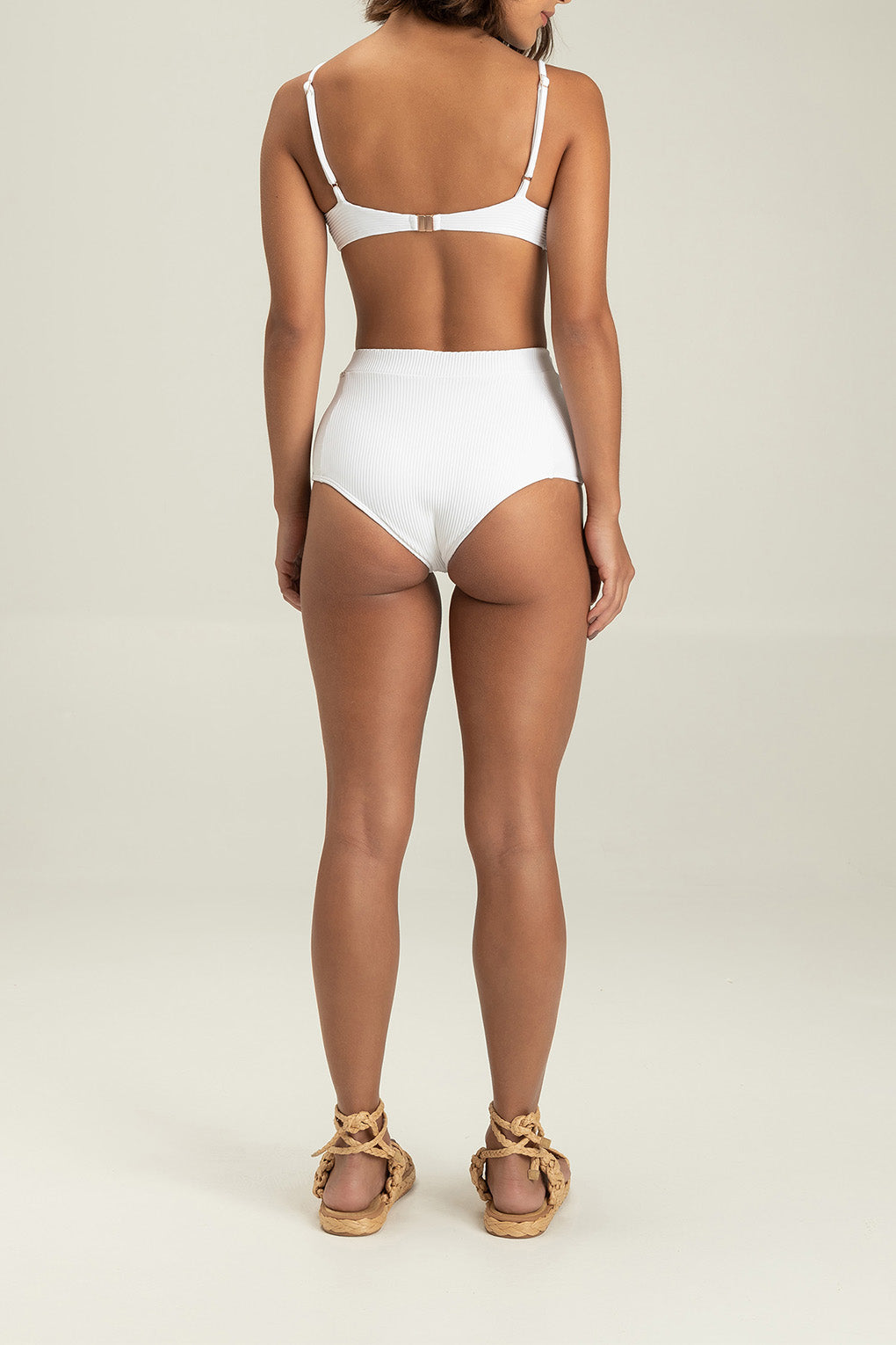 Rib Way Hot Pant Bottom