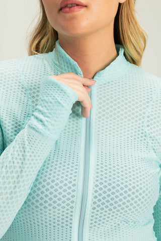 Effect Texture Run Jacket