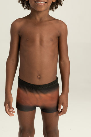 Sea Dusk Kids Swim Trunks