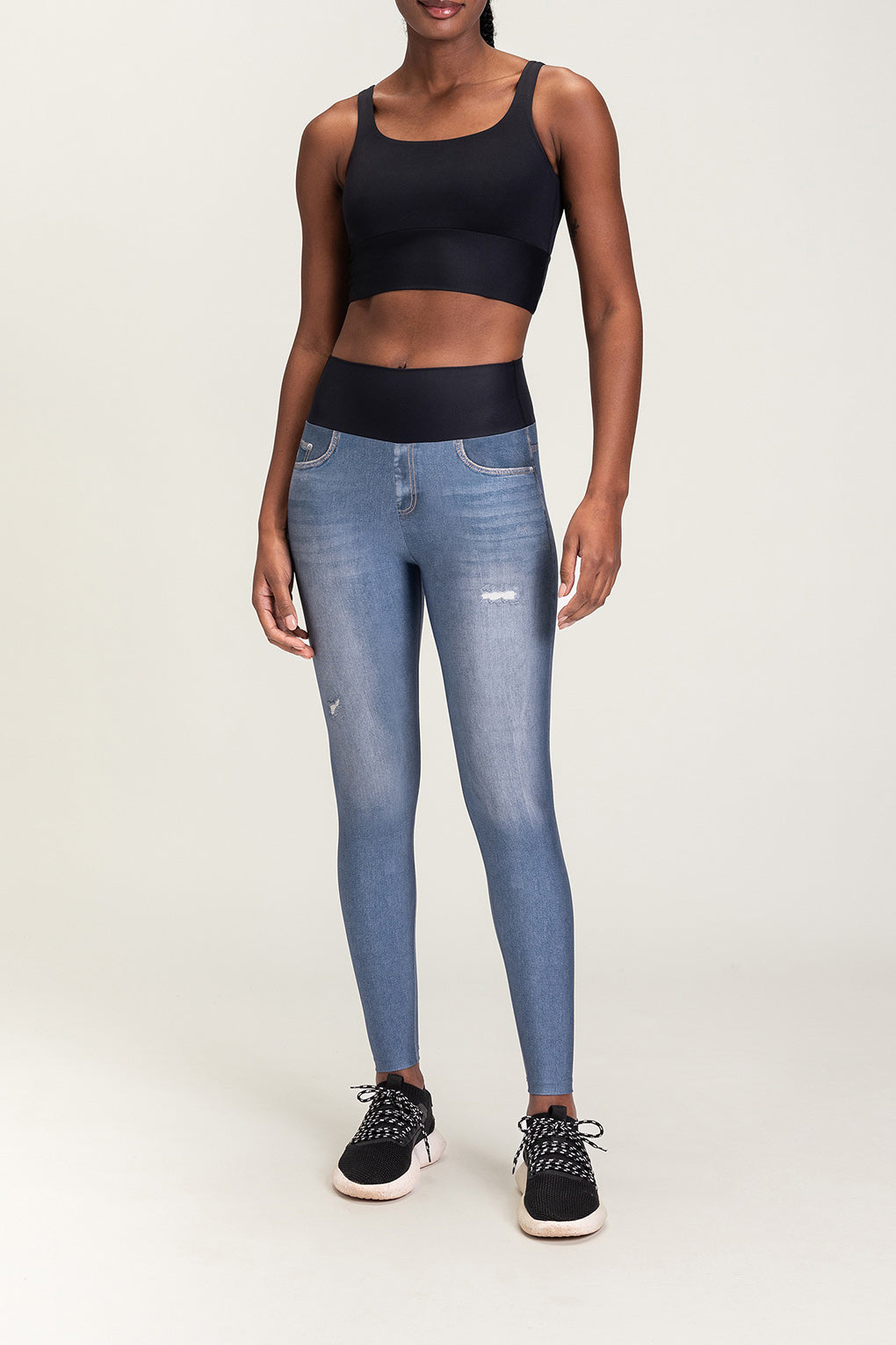 Denim Bold Leggings
