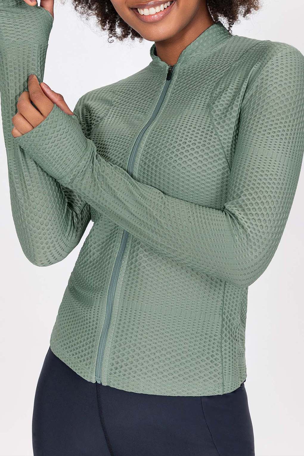 Effect Texture Run Jacket