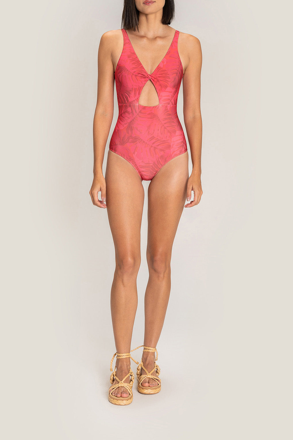 Leafy Cross One Piece