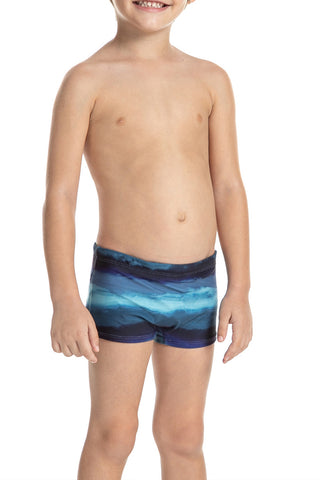 Sea Dusk Kids Swim Trunks