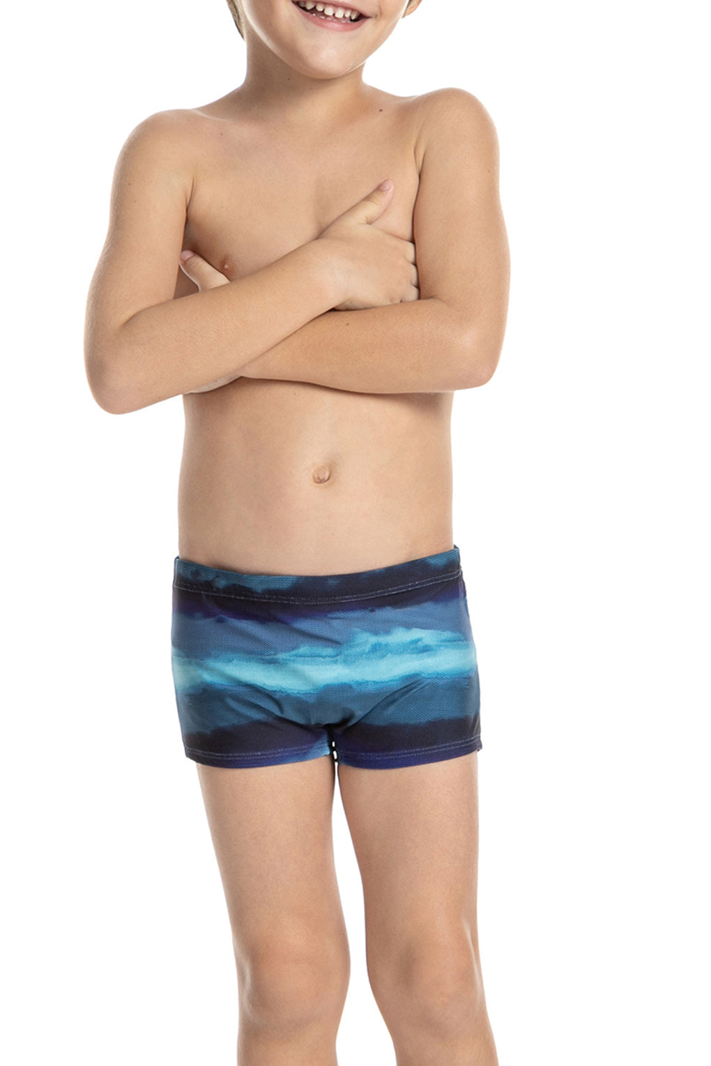 Sea Dusk Kids Swim Trunks