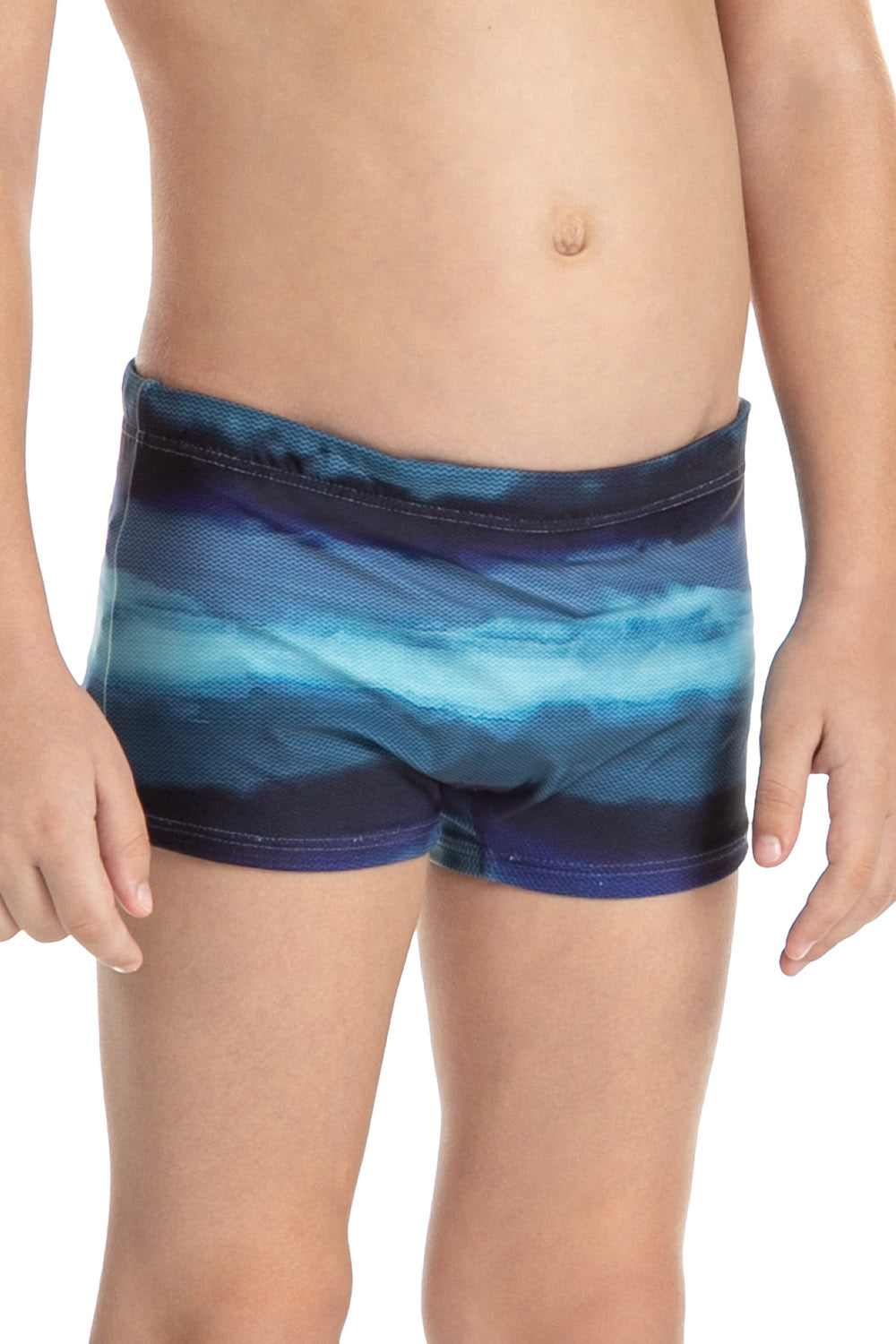 Sea Dusk Kids Swim Trunks