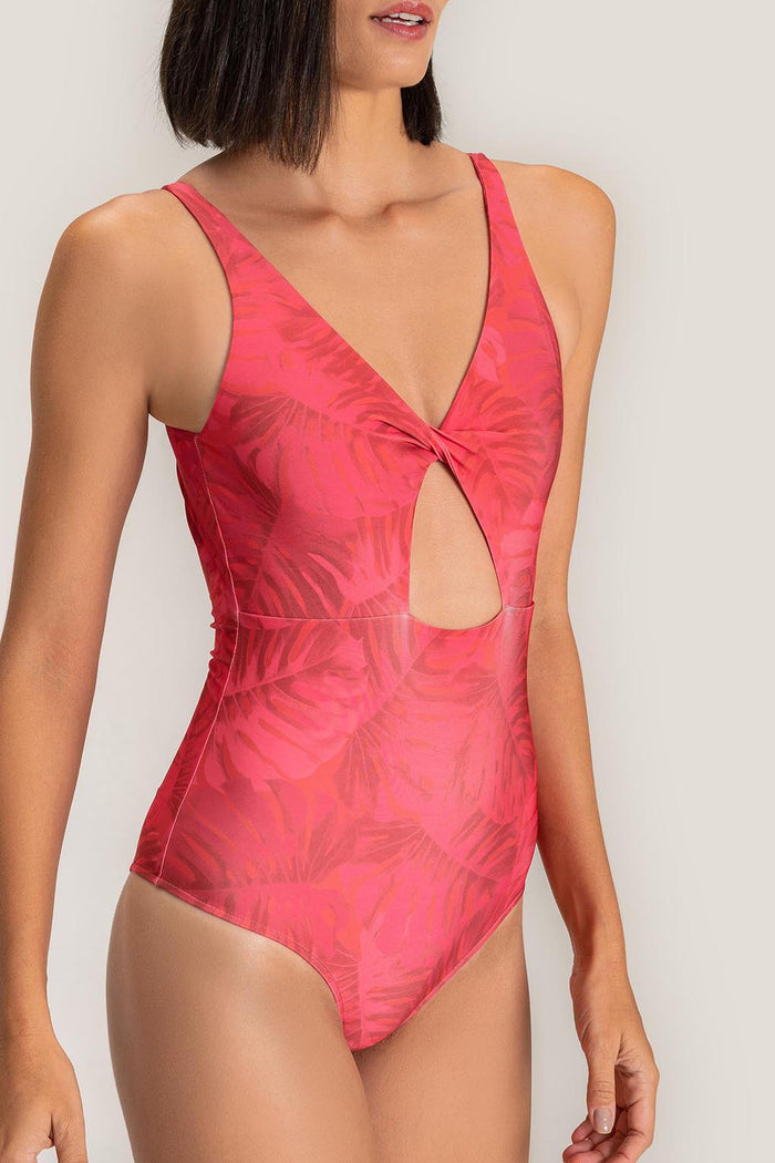 Leafy Cross One Piece