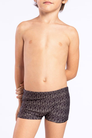 Sea Dusk Kids Swim Trunks