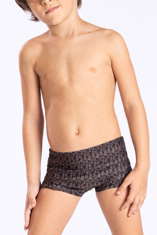 Sea Dusk Kids Swim Trunks