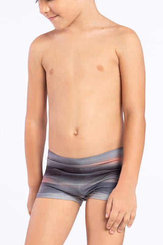 Sea Dusk Kids Swim Trunks
