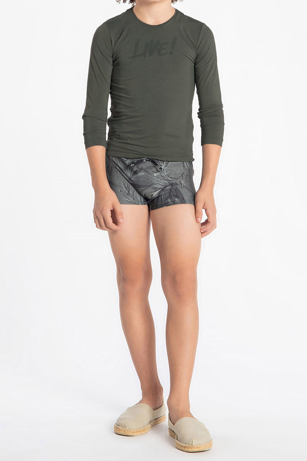 Sea Dusk Kids Swim Trunks