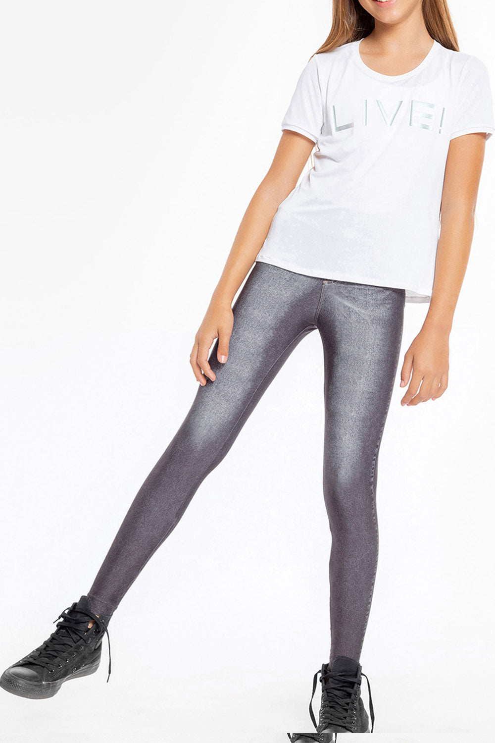 Kids Denim Mix Legging