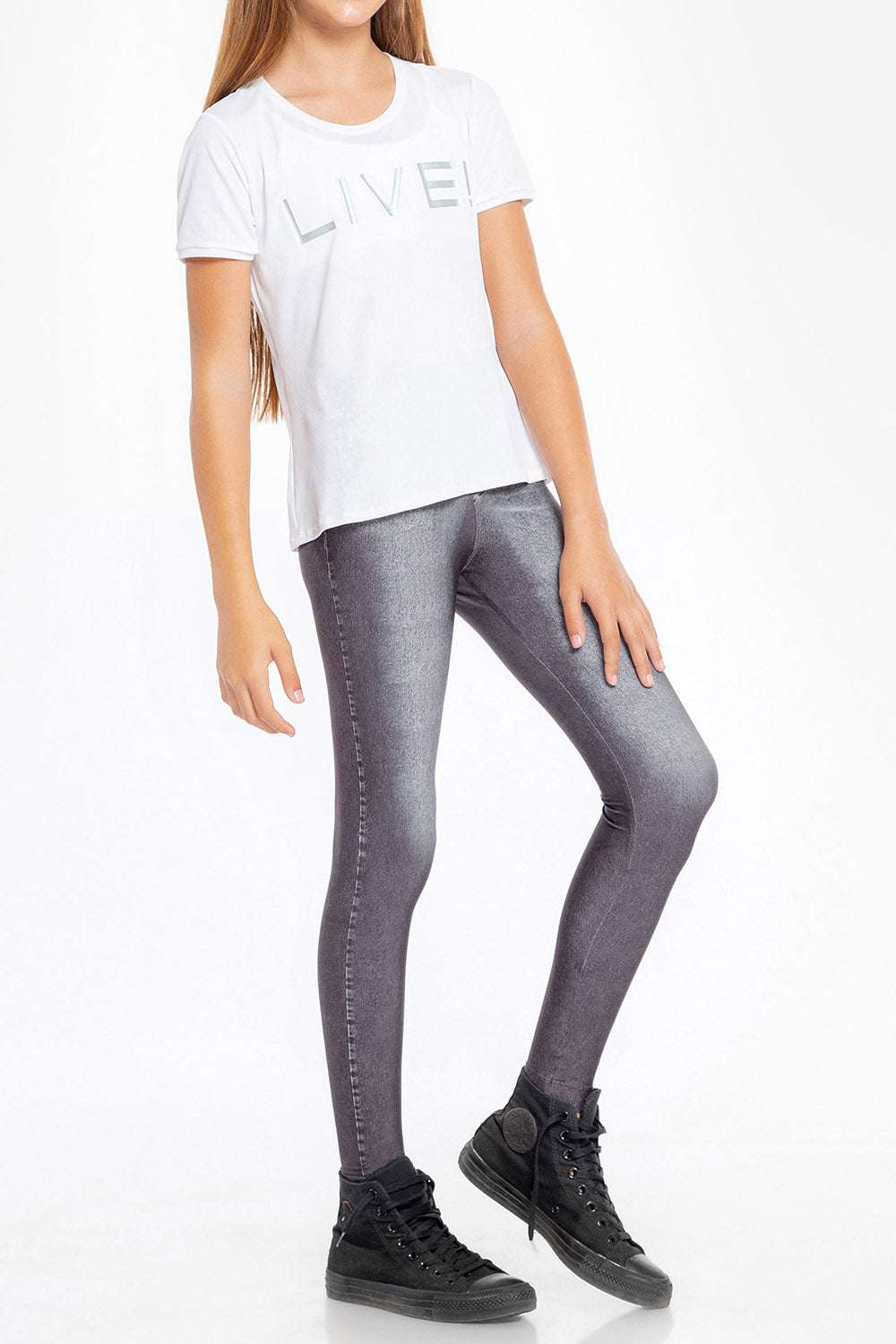 Kids Denim Mix Legging