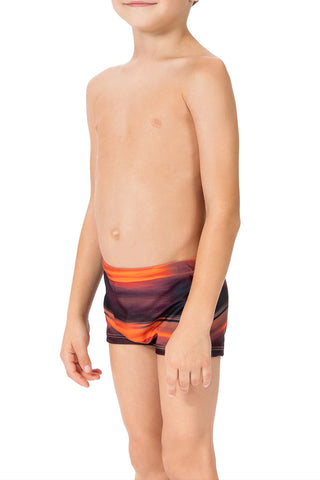 Sea Dusk Kids Swim Trunks