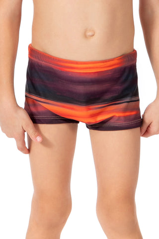 Sea Dusk Kids Swim Trunks