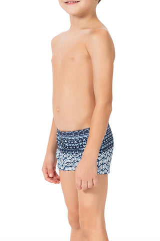 Sea Dusk Kids Swim Trunks