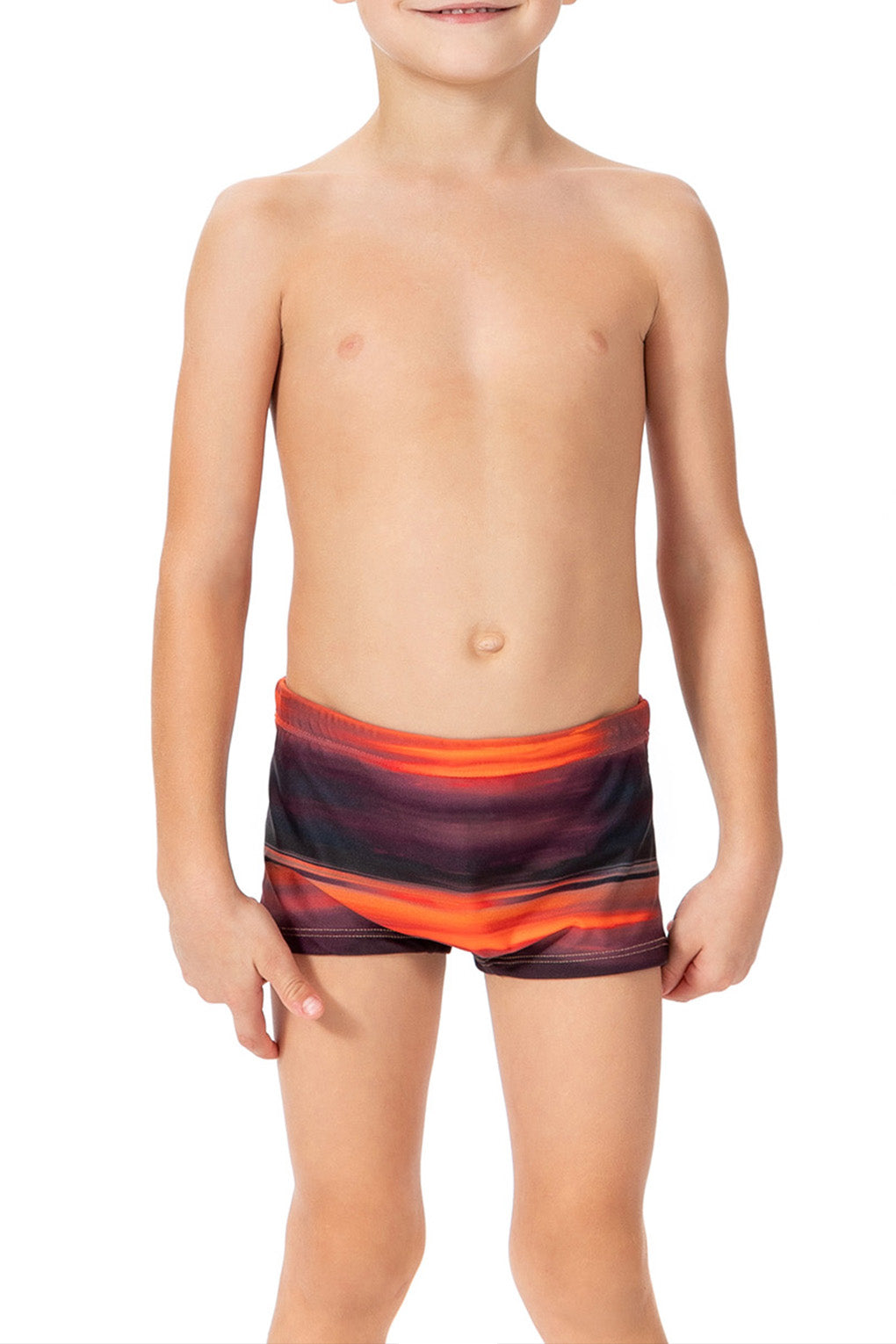 Sea Dusk Kids Swim Trunks