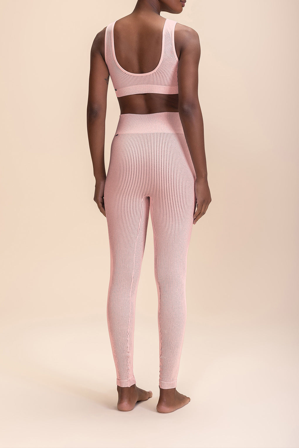 Rib Classic Seamless V-neck Sports Bra