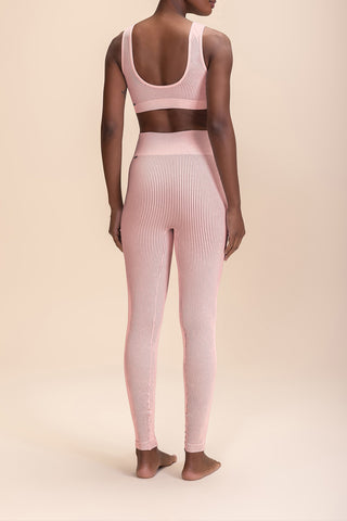 Rib Classic Seamless V-neck Sports Bra