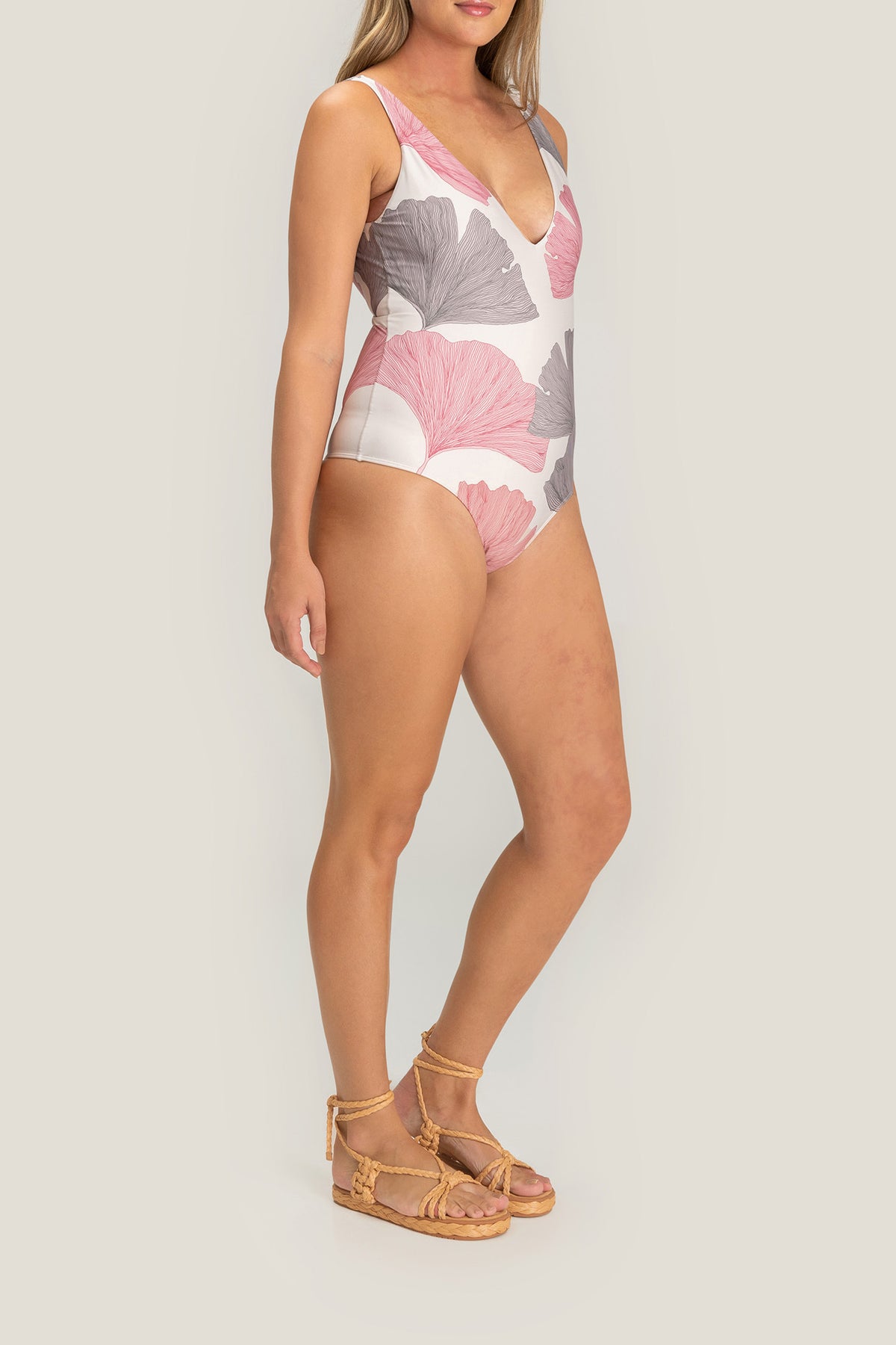 Boho Bloom Deep V One Piece