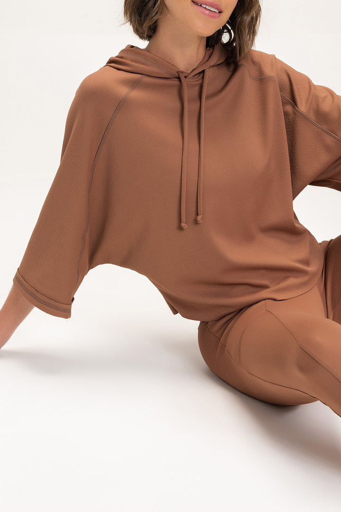 Jacquard Street Maxi Sweartshirt