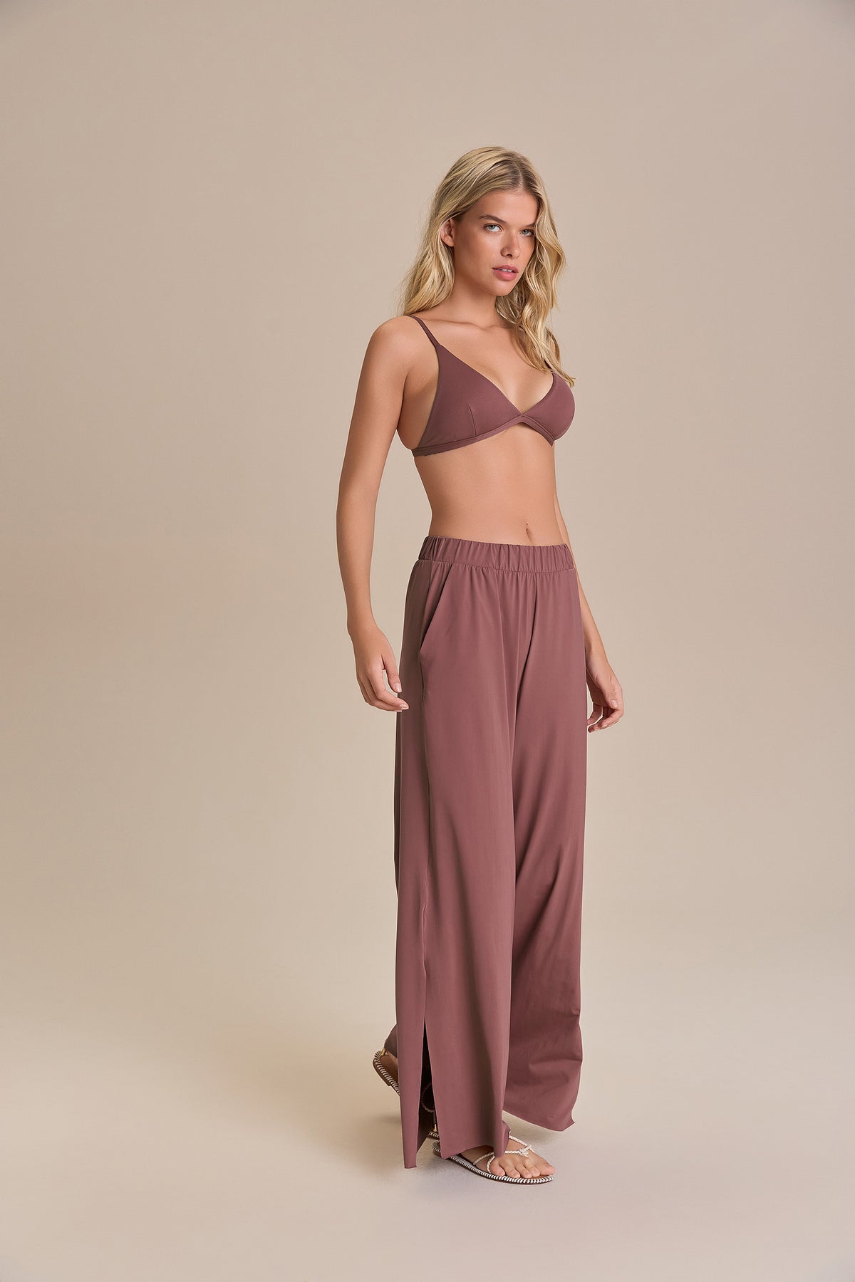 Wide Slit Pants