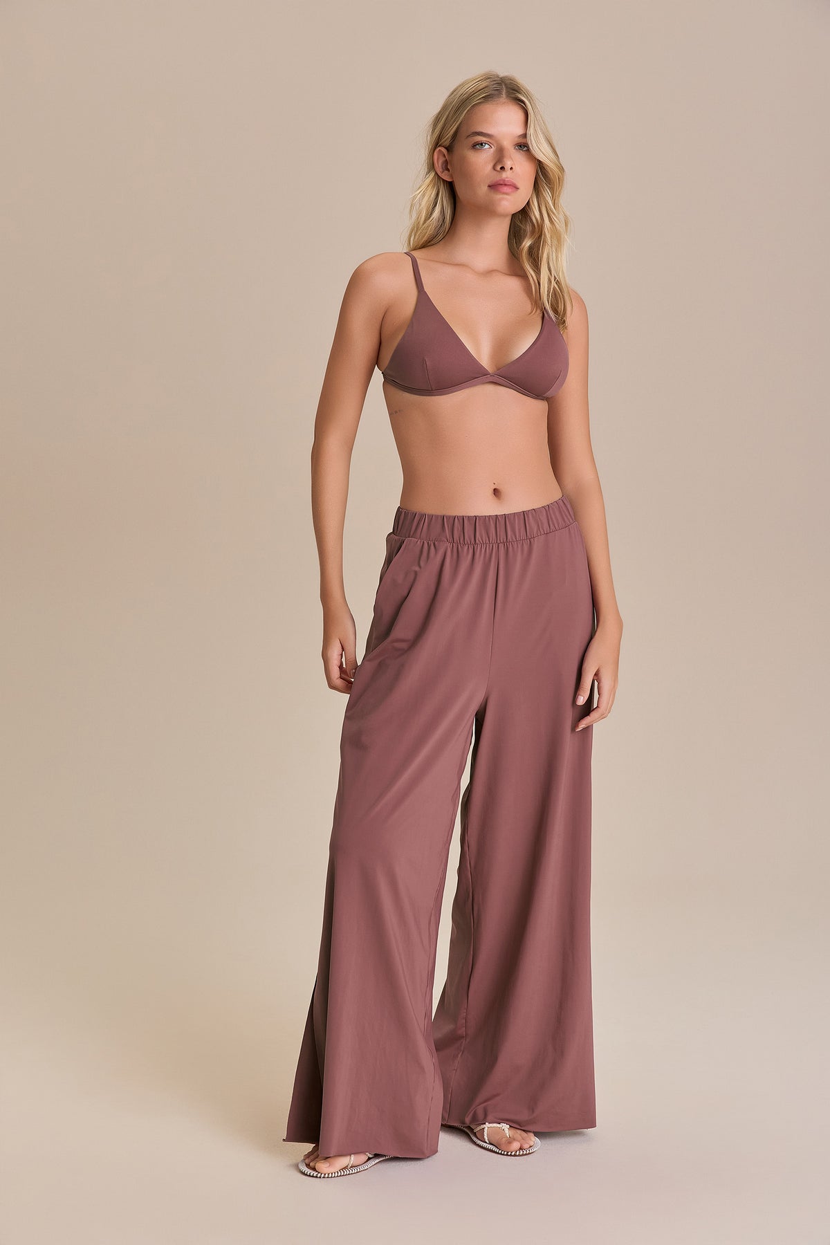 Wide Slit Pants