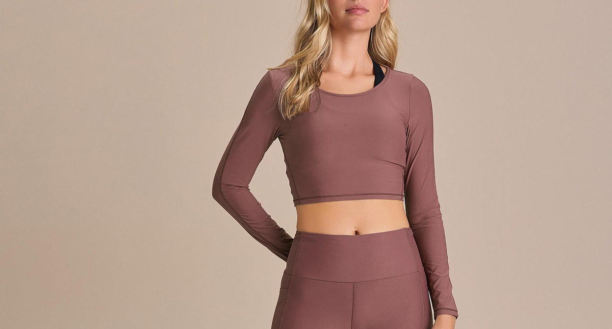 Harmony Crop Long-Sleeve Top