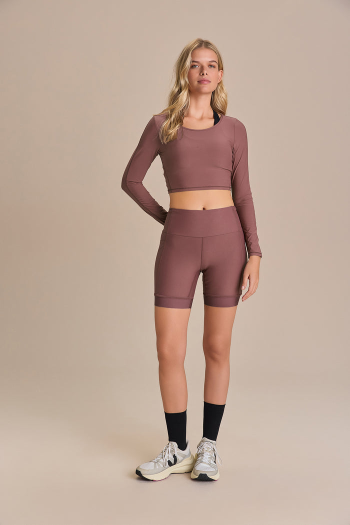 Harmony Crop Long-Sleeve Top