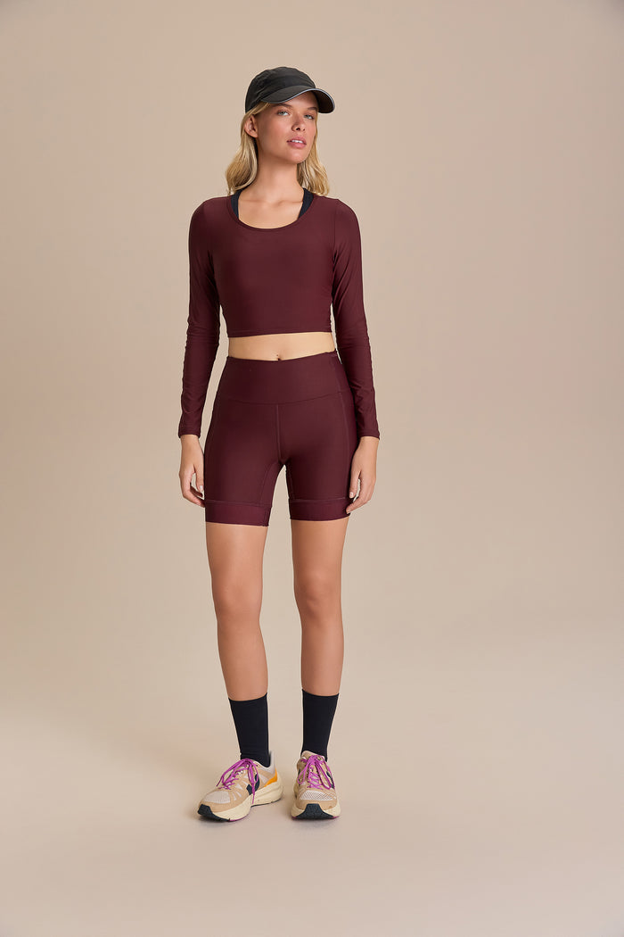 Harmony Crop Long-Sleeve Top