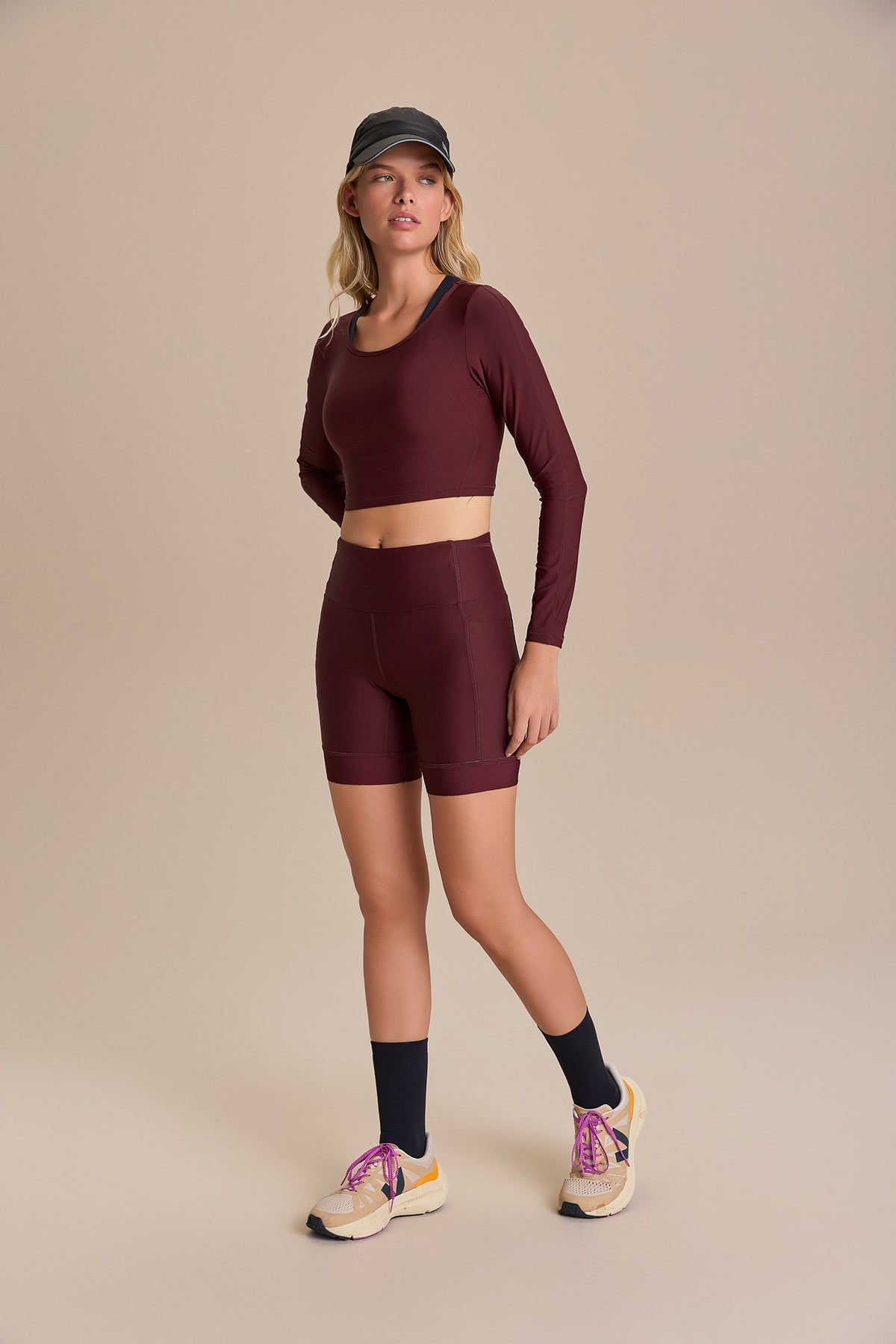 Harmony Crop Long-Sleeve Top