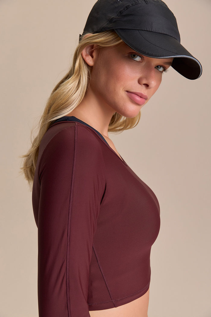 Harmony Crop Long-Sleeve Top