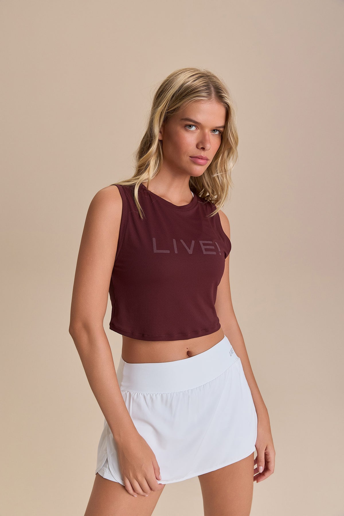 LIVE! Comfort Crop Tank Top