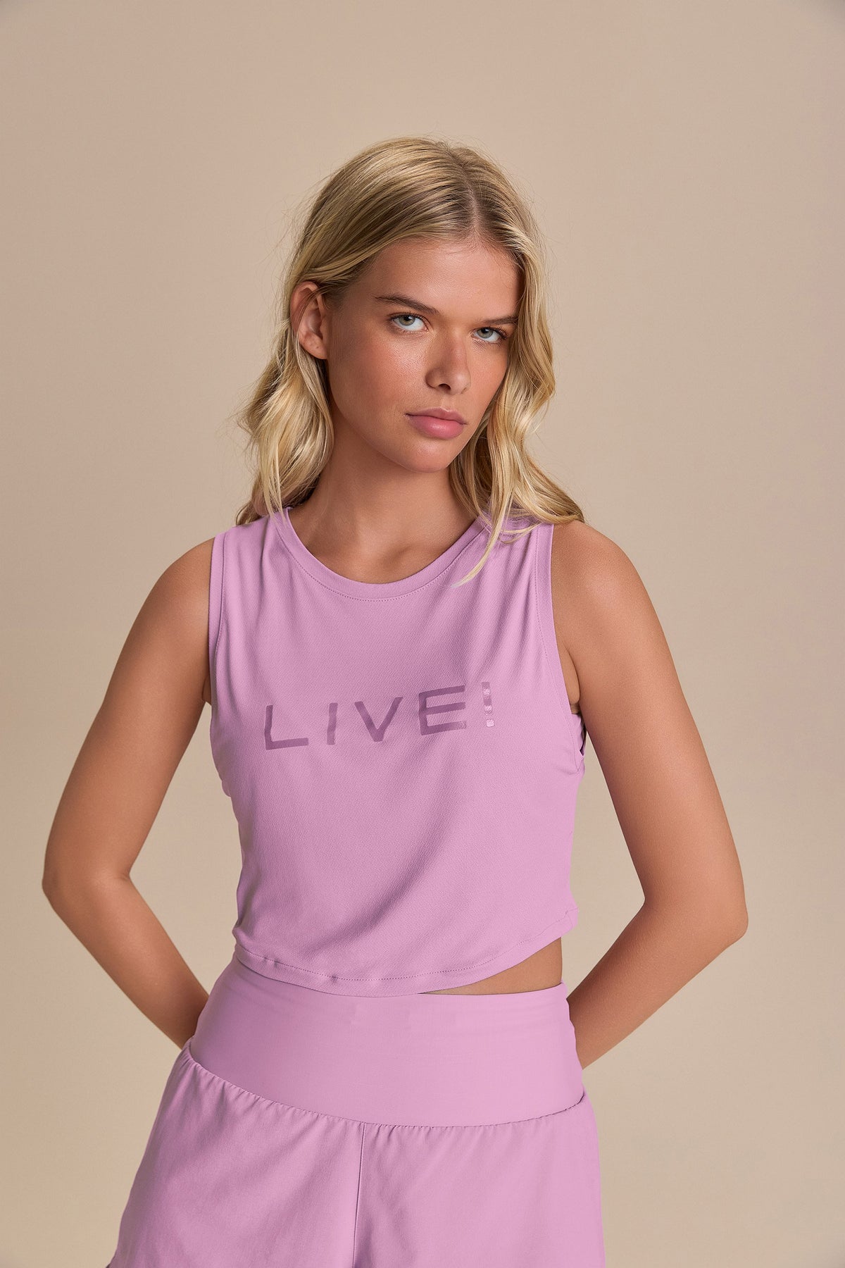 LIVE! Comfort Crop Tank Top