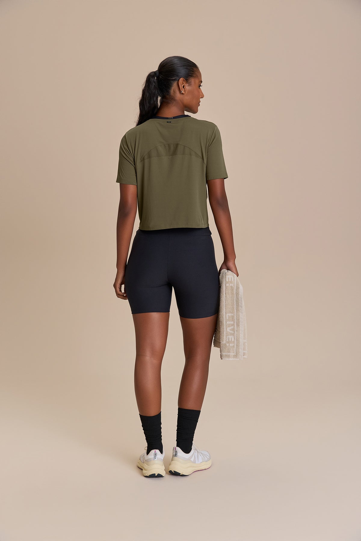 Cut Out Link Cropped Top