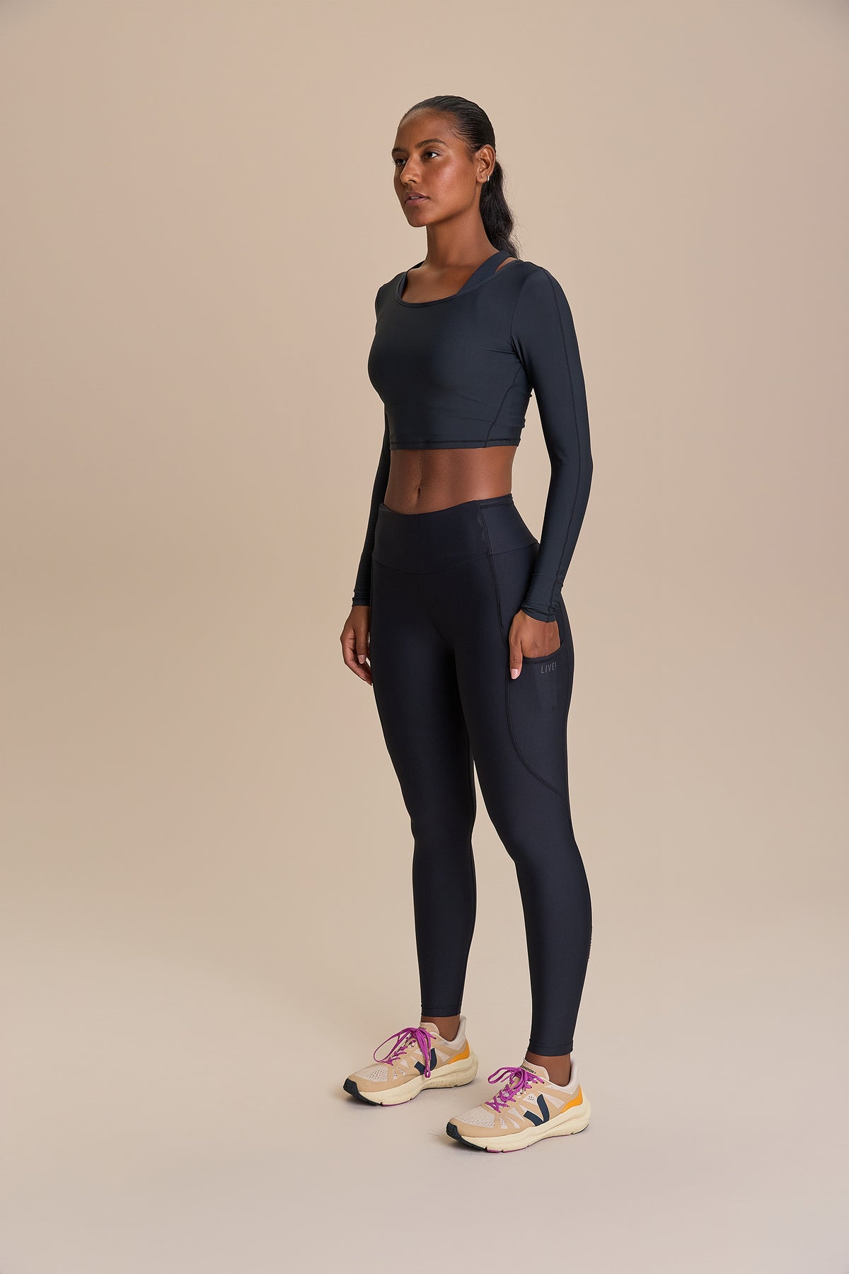 Harmony Crop Long-Sleeve Top