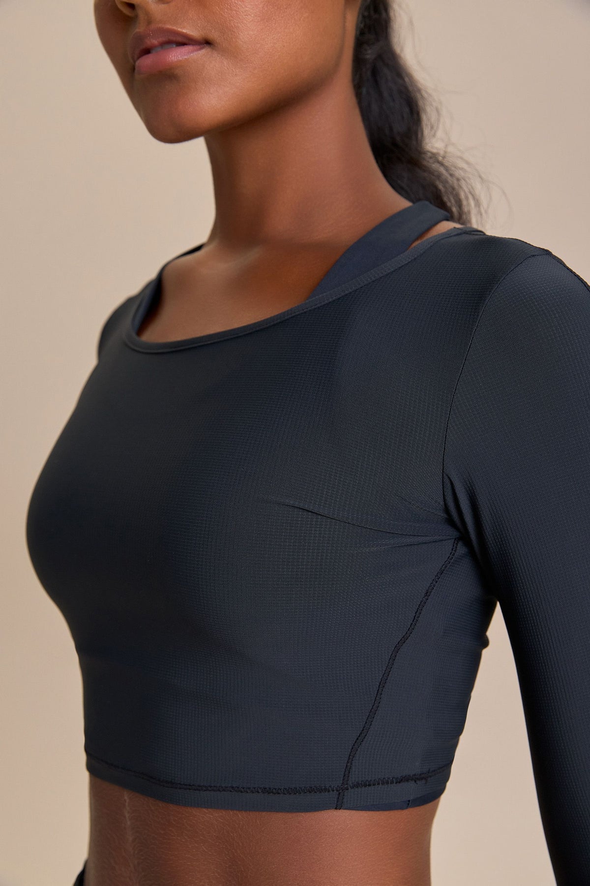 Harmony Crop Long-Sleeve Top