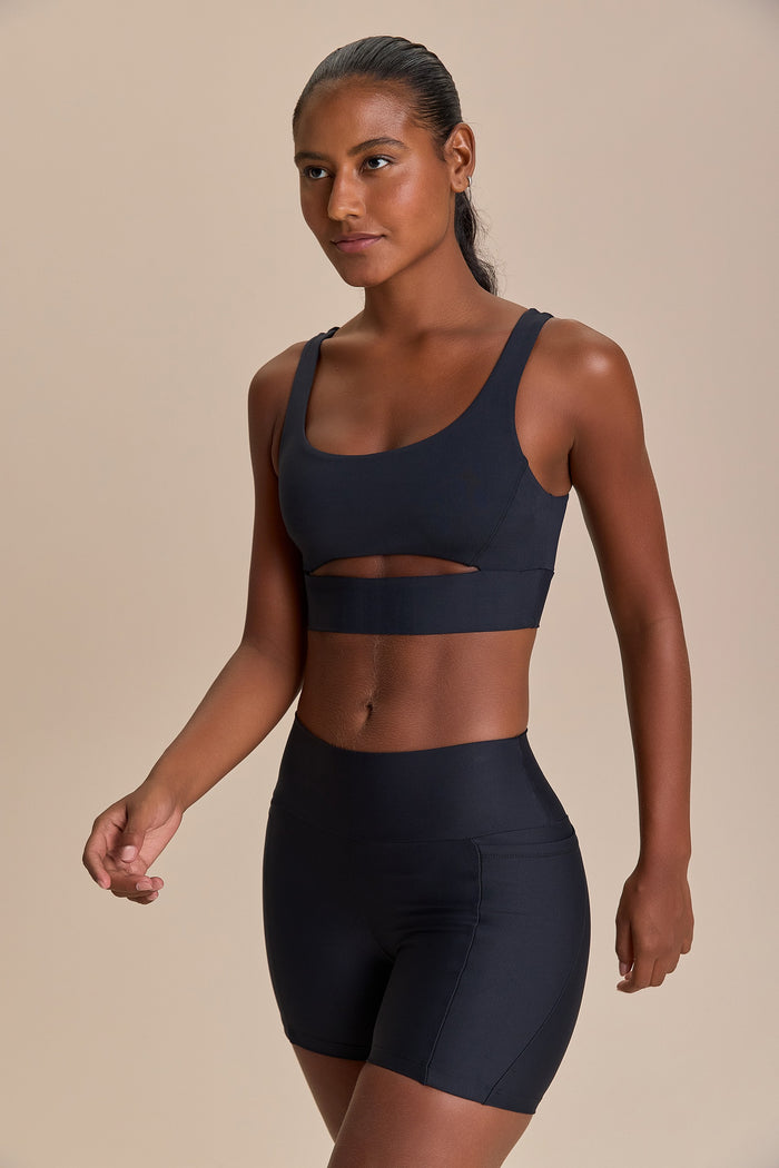 Cut Out Fit Green® Bra