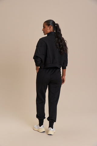 Modal Strips Sweatshirt Jacket