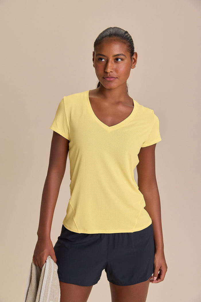 Action Side V-Neck T-Shirt