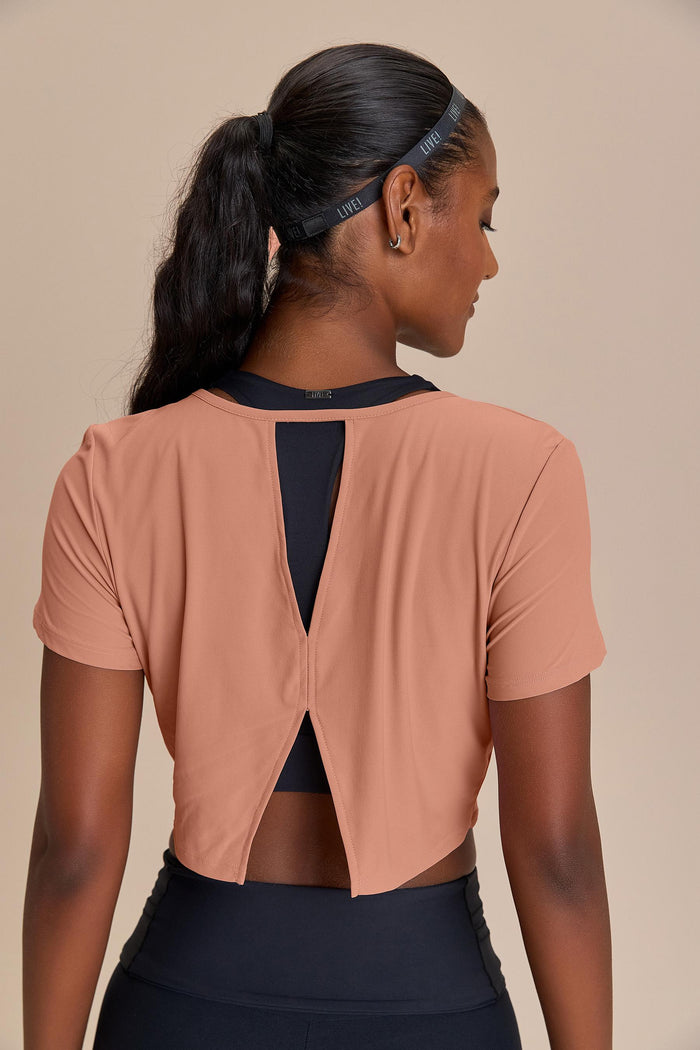 Breezy Skin Cut-Out Back Top