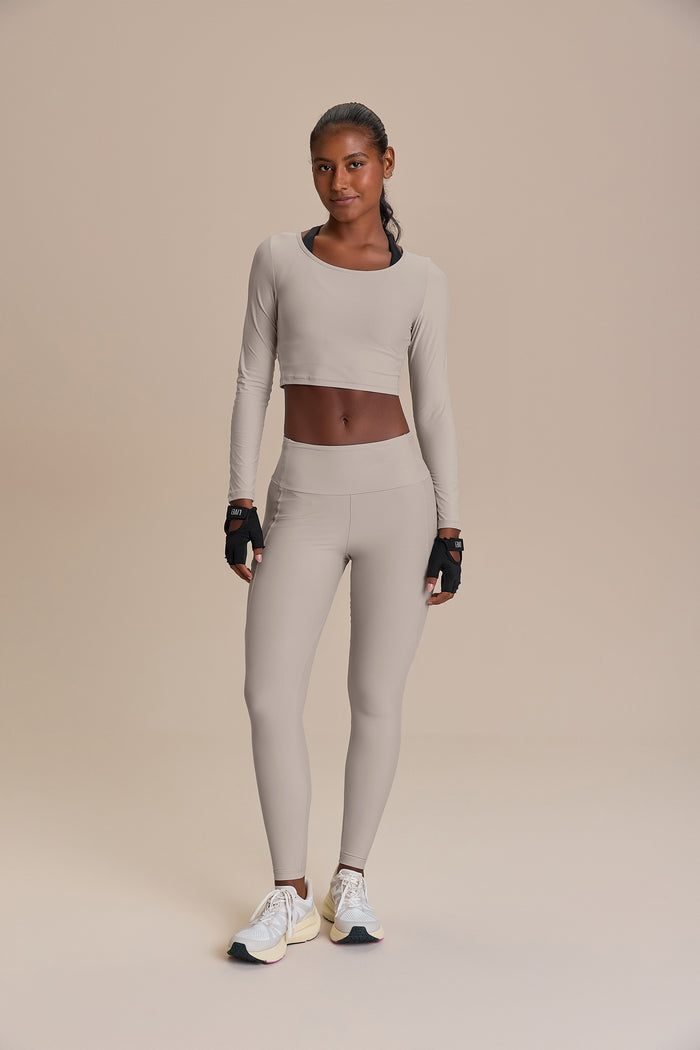 Harmony Crop Long-Sleeve Top