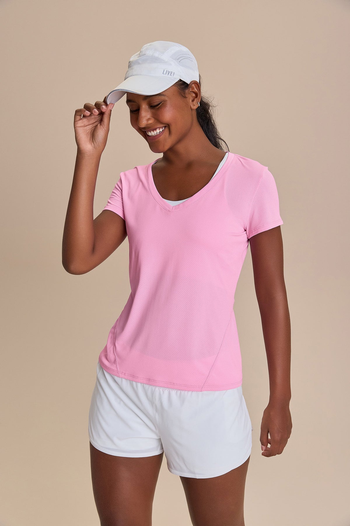 Action Side V-Neck T-Shirt