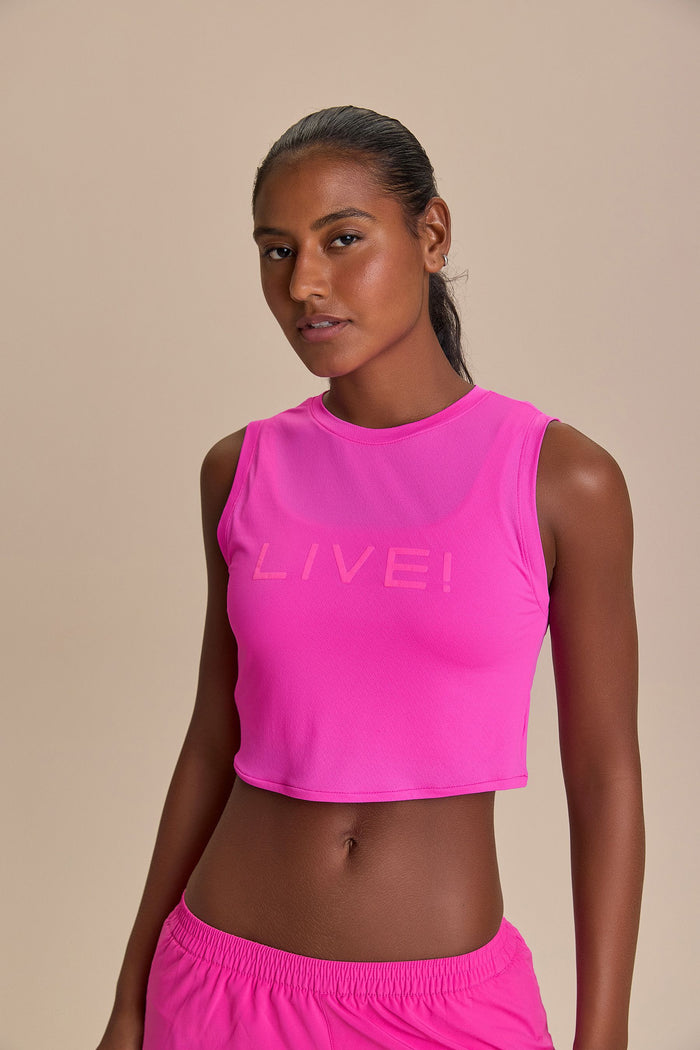 LIVE! Comfort Crop Tank Top