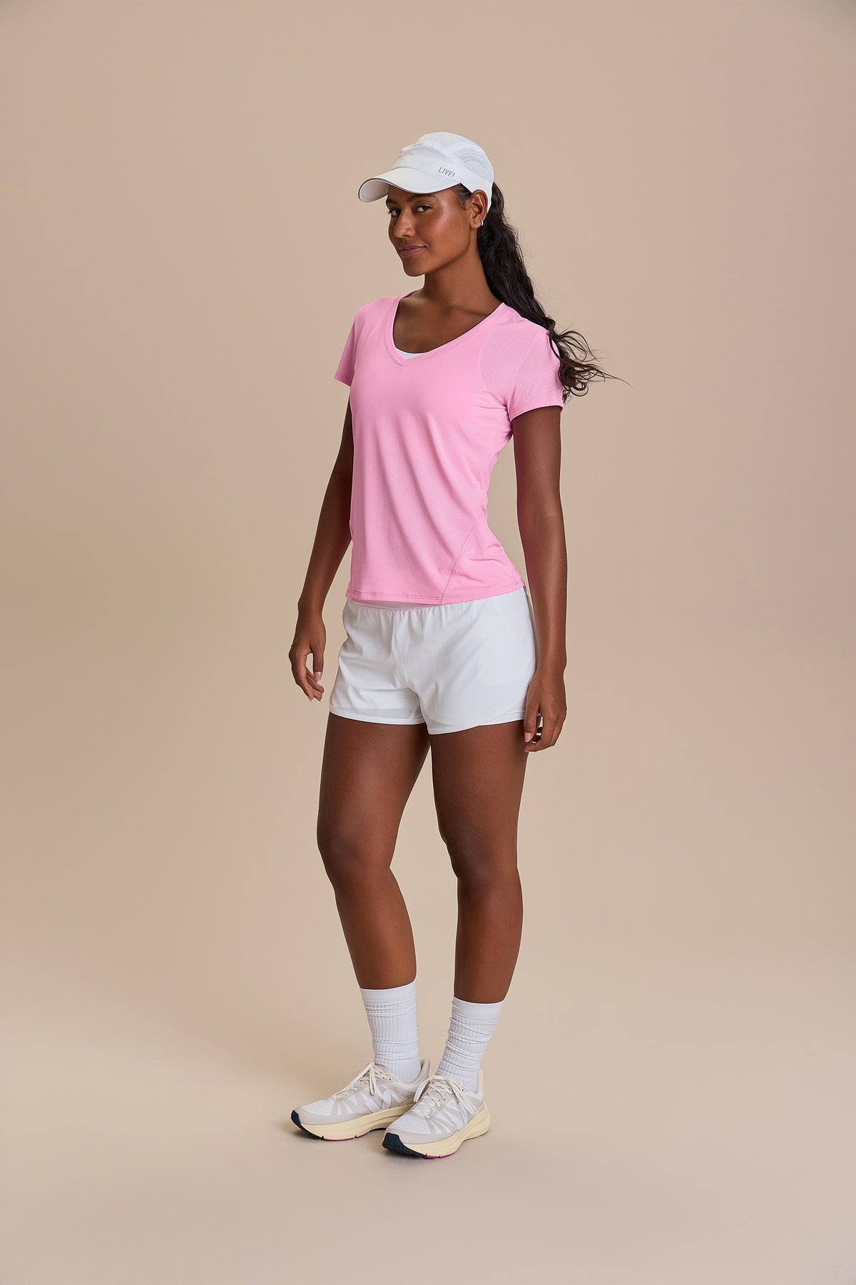 Action Side V-Neck T-Shirt